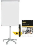 Bi-Office klassisches mobiles magnetisches Flipchart, grau, 70 x 100 cm