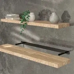 Casaria Schweberegal mit 110cm Eiche