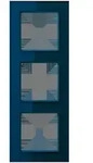 Jung Glasrahmen 3fach AC 583 GL NB AC583GLNB