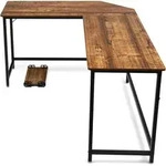 COSTWAY Computer Desk L-Shape Corner Desk PC Computer Desk Office Desk Corner...