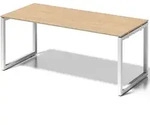 Bisley Schreibtisch Cito BxTxH 180x80x74cm ahorn Gestell verkehrswei&szlig;
