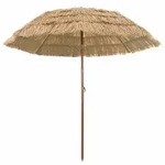 vidaXL Gartensonnenschirm Natur 255 x 255 x 255 cm Modell Azur Stella