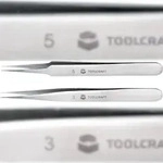 TOOLCRAFT TO-5861034 Pinzetten-Set 2teilig Spitz, superfein 120 mm