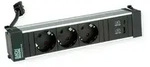 BACHMANN POWER FRAME M 3xCEE7/3, USB A&C 22W Charger 0,2m GST18
