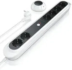 BEARWARE Steckdosenleiste Mehrfachsteckdose Steckerleiste 3680W, 6-fach