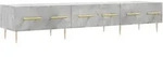 vidaXL TV-Schrank Betongrau 150x36x30 cm Holzwerkstoff