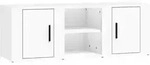 vidaXL TV-Schrank Wei&szlig; 100x31,5x35 cm Holzwerkstoff