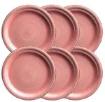 M&Auml;SER Speiseteller 27 cm, 6-er Set, Lumaca, KORALLE