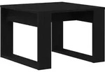 vidaXL Couchtisch Schwarz Eichen-Optik 50 x 50 x 35 cm Holzwerkstoff