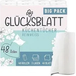 Gl&uuml;cksblatt K&uuml;chent&uuml;cher, 48 Rollen &aacute; 45 Blatt, 3-lagige K&uuml;chenrollen, 100%