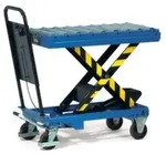 Fetra Rollenbahnaufsatz f&uuml;r Scherenhubwagen, Tragl. 500kg f&uuml;rLxB 1010x520mm,...