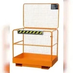 Sicherheitskorb, D, Tragl. 0, 3t, HxBxT 1885x1200x1090mm, Gabeltaschen Breitseite
