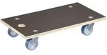 WAGNER Transporthilfe Multiplex MAXIGRIP - 57,5 x 30 x 11 cm, softe Rollen &Oslash; 75 mm,