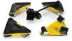 Toolland Transportroller-Set, 4 Rangierrollen, M&ouml;belheber, Tragkraft bis zu...