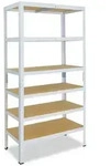 shelfplaza HOME 180x60x30 cm Schwerlastregal in wei&szlig; mit 6 B&ouml;den und 145 kg