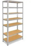 shelfplaza HOME 200x100x23 cm Schwerlastregal in verzinkt mit 7 B&ouml;den und 125...