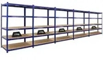 PROREGAL Mega Deal | 5x Schwerlastregal TAURUS | HxBxT 180x120x60 cm | Fachlast 175kg