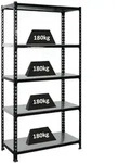 PROREGAL Schwerlastregal Metal Shark| HxBxT 180x90x40cm| Fachlast 180kg 