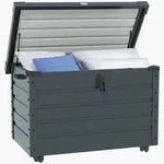 Outsunny - Gartenbox - 100L x 62B x 65H cm - dunkelgrau