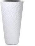 Prosperplast - SLIM MATUBA 57L Pflanzgef&auml;&szlig; mit Reservoir - 40x40x78cm in Wei&szlig;