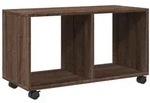 vidaXL Rollschrank Braun Eichen-Optik 72x33x42,5 cm Holzwerkstoff
