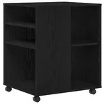 vidaXL Aufbewahrungsschrank Schwarz Eichen-Optik 60 x 53 x 72,5 cm