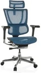 B&uuml;rostuhl / Chefsessel ERGOHUMAN SLIM GEN2 Netzstoff blau hjh OFFICE