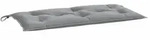 vidaXL Gartenbank-Auflage Grau 100x50x7 cm Oxford-Gewebe