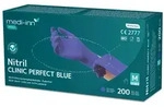 Medi-Inn PRO Clinic Perfect Blue Nitril-Einmalhandschuhe, blau, puderfrei, Gr. S, 1 x