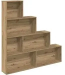 vidaXL B&uuml;cherregal Artisan-Eiche 157x24x160 cm Holzwerkstoff