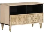 vidaXL TV-Schrank 70x33x46 cm Massivholz Mango