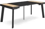 SKRAUT HOME Ausziehbarer Konsolentisch, 180x90x73cm, F&uuml;r 8 Personen, Holzbeine,