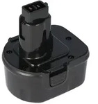 AccuCell Akku passend f&uuml;r Dewalt, ELU, Berner Werkzeuge, 12V NiMH 2,0Ah