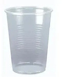 Starpak 50 Trinkbecher, PP 0,4 l &Oslash; 9,5 cm &middot; 12,2 cm transparent mit Schaumrand