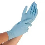 HYGOSTAR 10x100 Nitrilhandschuhe Blau Gr&ouml;&szlig;e L puderfrei Safe Premium