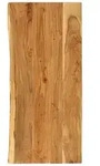 vidaXL Badezimmer-Waschtischplatte Massivholz Akazie 140x52x3,8 cm