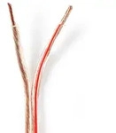 Nedis Lautsprecherkabel - 2 x 4.00 mm2 - Kupfer - 25.0 m - Rund - PVC -...