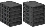 PROREGAL SuperSparSet 10x Eurobox NextGen Portable, HxBxT 13,5x40x60cm, 23...