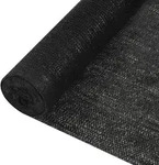 vidaXL Zaunblende Schwarz 1,2x25 m HDPE 195 g/m2