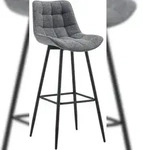 CLP Barhocker Dartford dunkelgrau/Stoff