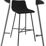CLP Barhocker Altona schwarz/Stoff