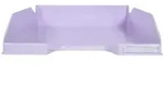 Exacompta 113264D 6x Briefablage COMBO MIDI, Kollektion Aquarel - Malve