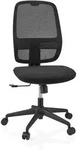 B&uuml;rostuhl / Drehstuhl Minoro B Sitz Stoff / R&uuml;cken Netzstoff schwarz / schwarz hjh