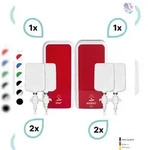 Blanc HYGIENIC KOMPLETT-SET HANDHYGIENE SENSOR: Desinfektionsspender SENSOR + 2