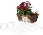 Relaxdays Bew&auml;sserungskugeln, 6er Set, Durstkugeln f&uuml;r Pflanzen, 250 ml,