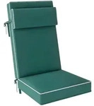 Outsunny-Sitzkissen-120L x 47B x 9,5H cm-Gr&uuml;n