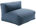 Oviala Business Sessel f&uuml;r modulares Sofa pacific blau