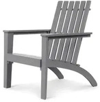 COSTWAY Adirondack-Stuhl, aus Akazienholz, Gartenstuhl mit einer Tragkraft von...