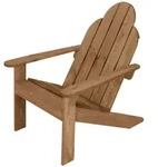 ML-Design ECD Germany Adirondack-Stuhl Braun &ndash; Gartenstuhl aus massivem...