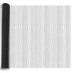 vidaXL Zaunpfosten Grau 25 x 1,4 m (25 mm Netz) Stahl und PVC